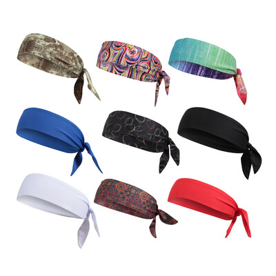 Γραβάτα Headbands-Sport Tennis Hair Band Moisture Wicking Athletic Sweatband Μπάσκετ Ποδόσφαιρο τρέξιμο αθλητικό κοστούμι ανδρών γυναικών