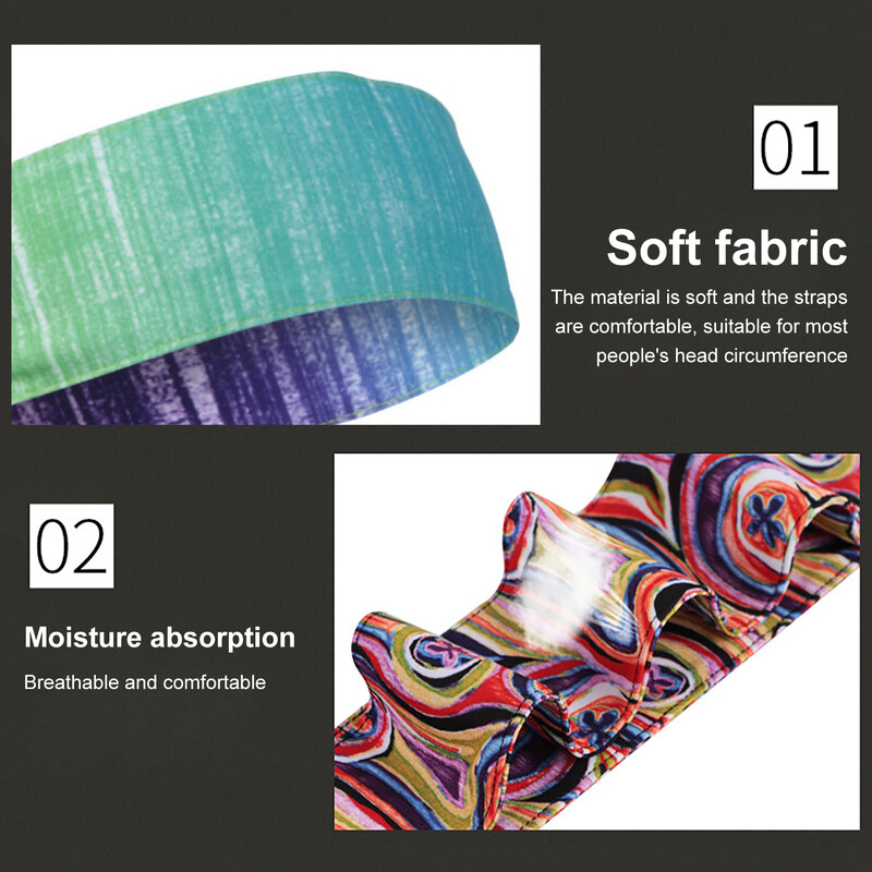 Trake za glavu s kravatom - sportska teniska gumica za kosu koja upija vlagu, atletska traka za znojnicu Košarkaško odijelo za nogomet, trčanje Muškarci Žene