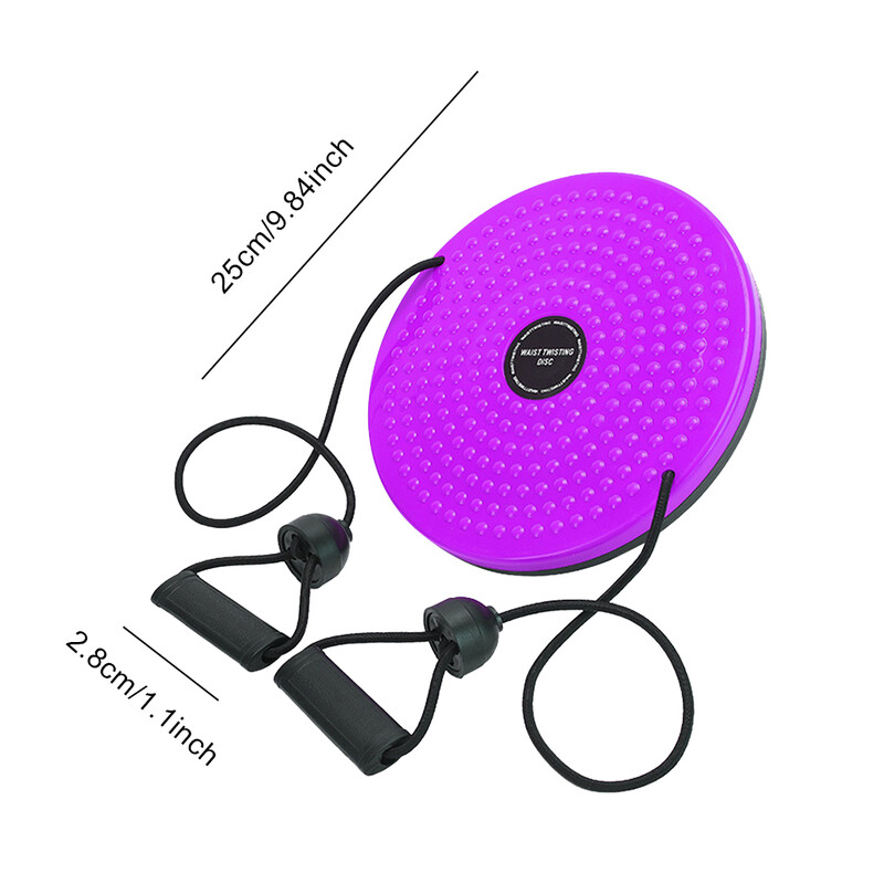 Disk za uvijanje struka s masažnim potplatom za trbušnjake Twister ploča Waist Trainer Disk za uvijanje za mršavljenje struka, ruku, bokova i bedra