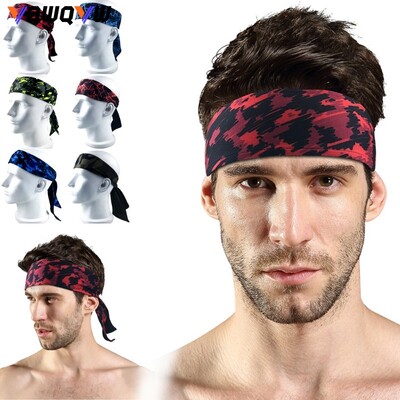 1cs Sweat Bands Αντιολισθητική Ελαφρύ αναπνεύσιμο ιμάντα κεφαλιού για τρέξιμο, γιόγκα, γυμναστική, ελαστική unisex ζώνη μαλλιών