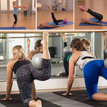 25 εκατοστά Mini Yoga Ball Fitness Pilates Reduce Fat Ball, Αντιολισθητικό PVC Αντιολισθητικό Γυμναστήριο στο σπίτι Προπόνηση Μπάλα γυμναστικής