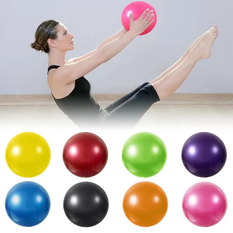Mini lopta za jogu od 25 cm Fitness Pilates Reduce Fat Lopta Debela protueksplozivna PVC lopta protiv klizanja u teretani Kućni trening Vježbanje Lopta za vježbanje