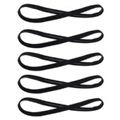 5 ks cukríkových farieb pre ženy, mužov, jogu, športové čelenky pre dievčatá, športové, protišmykové, elastické, gumené, potné pásky, futbal, beh