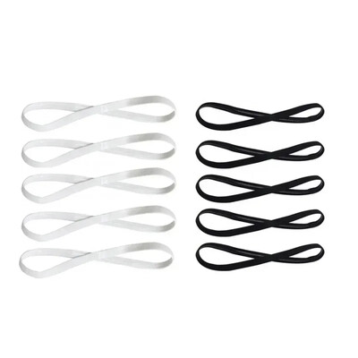 5 ks cukríkových farieb pre ženy, mužov, jogu, športové čelenky pre dievčatá, športové, protišmykové, elastické, gumené, potné pásky, futbal, beh