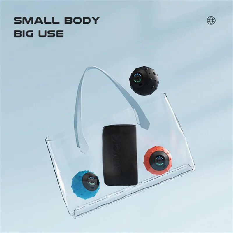 5 ātrumu augstas intensitātes vibrējoša masāžas bumba muskuļu un plantāra fascīta sāpju mazināšanai jogas fitnesa elektriskais masāžas veltnis