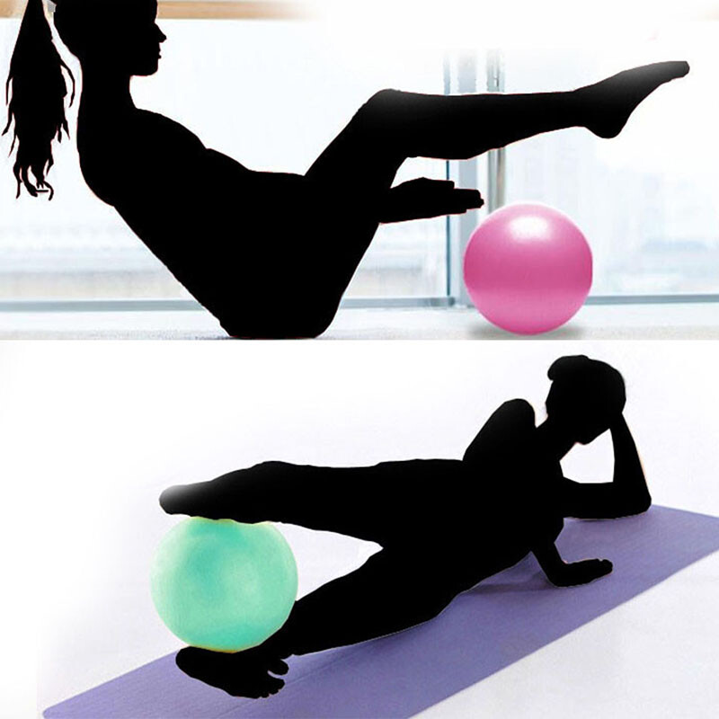 PVC mini fitness lopta 22/25CM joga lopta pšeničná trubica nevýbušná drhnúca lopta domáce cvičenie fitness pilates balančná lopta