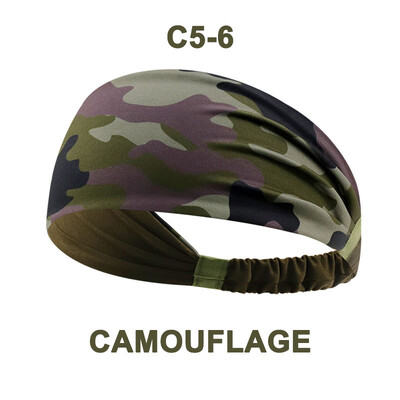 【P12】 Joga elastinga moterų/vyrų plaukų juosta Sportinė bėgimo spalvinga fitneso juostelė Damen vasaros mada, patogi prakaito juosta