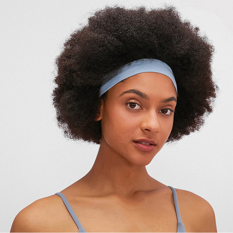 Jogos galvos juosta unisex didelio elastingumo vientisos spalvos drėgmę sugerianti neslystanti galvos juosta lauko bėgimo galvos juosta fitneso galvos juosta