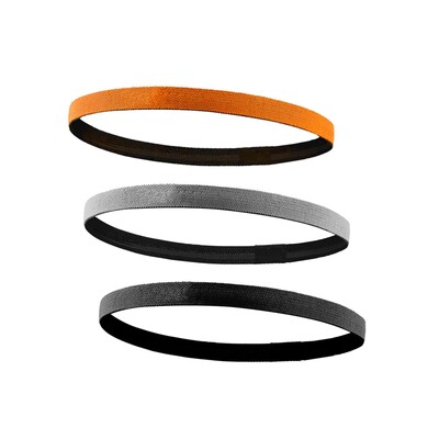 3x sportinės galvos juostelės, neslystančios, įvairios paskirties aksesuarai, elastingi vyrams, moterims, dovanoti plaukų juostelės sporto salėje.