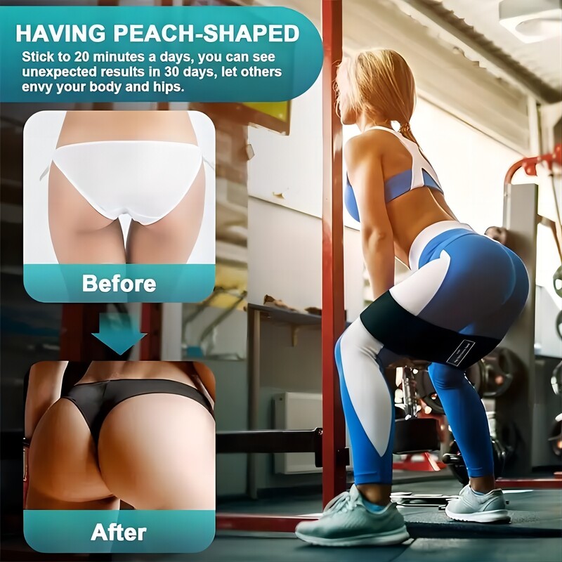 Ženske trake za vježbanje od tkanine za vježbanje snage bokova Kućne trake Elastica Fitness Hip Circle protuklizne trake