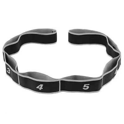 Yoga Stretching Band 8-segment Digital High Elasticity Fitness Products Dvoslojna kompozitna traka Dance Tension Band