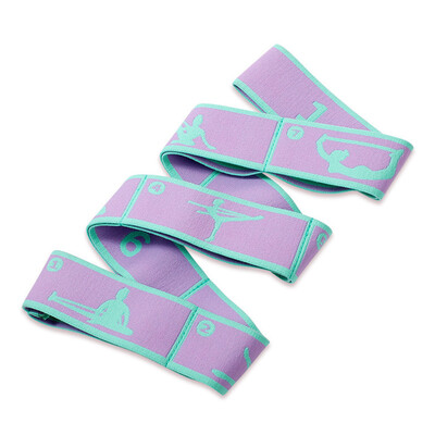 Kelių sekcijų elastinės jogai atsparios juostos Suaugusiųjų vaikų šokių treniruotės treniruoklių salė namuose Pilateso pratimai tempimo diržas, kūno rengybos sportas