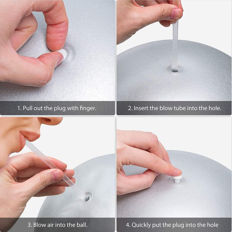 Lopta za jogu od 9 inča Mini lopta za vježbanje Pilates lopta za sportski trening u teretani Lopte otporne na pucanje i klizanje Fizikalna terapija