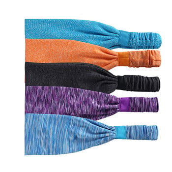 Καρό Γυμναστήριο Yoga Hairband Hairband Elastic Turban Headband For Sports Sweatbands Hair Bands Woman Sportsmen Running Basketball