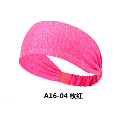 Pledas Gym Joga Plaukų juostelės Plaukų juosta Elastinė Turbano Galvos juostelė Sportui Prakaito juostelės Plaukų juostelės Moterys Sportininkės Bėga krepšinis