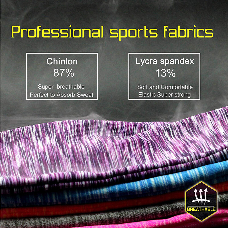 Pledas Gym Joga Plaukų juostelės Plaukų juosta Elastinė Turbano Galvos juostelė Sportui Prakaito juostelės Plaukų juostelės Moterys Sportininkės Bėga krepšinis