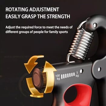 5-100kg Smart Grip Strength Gym Ρυθμιζόμενο Μυϊκό Αποκατάσταση Ενδυνάμωσης Χεριών Fitness Μυϊκή Εκπαίδευση Αντιβραχίου για Γυναίκα Άνδρα