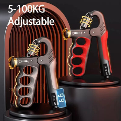 5–100 kg „Smart Grip Strength“ treniruoklių salė, reguliuojamas raumenų atstatymas, rankų stiprintuvas „Fitness“ dilbio raumenų treniruotė vyrui