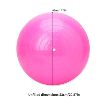 45cm Size Fitness Exercise Training Class Yoga GYM Ball Gymball Προπόνηση PVC & Φυσικοθεραπεία