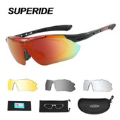 SUPERIDE Polarizované turistické cyklistické slnečné okuliare Vonkajšie UV400 Cestné bicykle MTB cyklistické okuliare Športové bežecké lezecké okuliare
