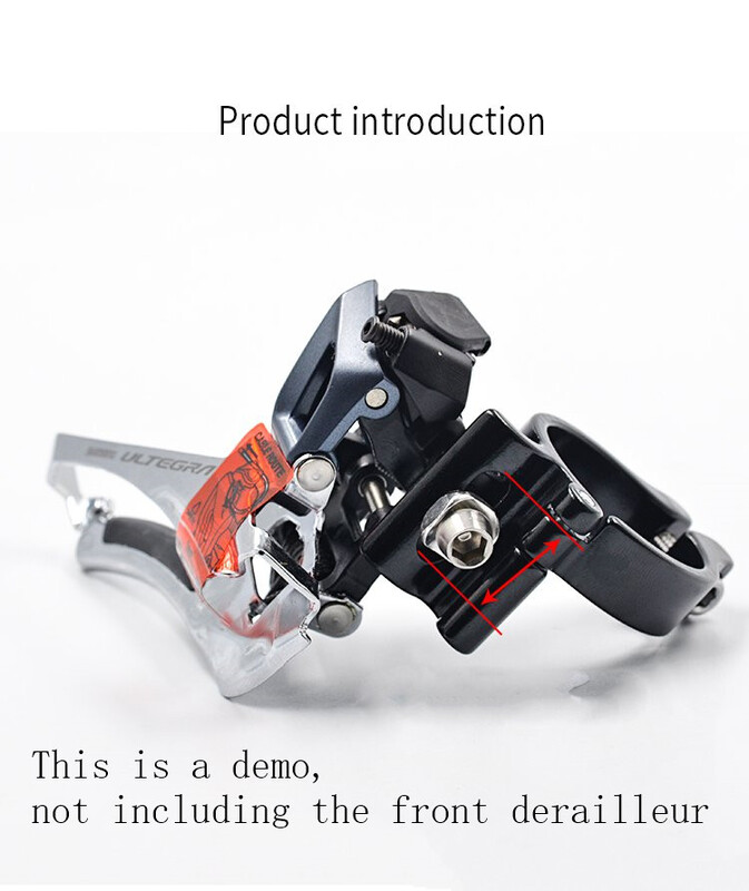 Cestovni bicikl, izravno vješanje/zaključavanje, stezni prsten prednjeg mjenjača Čelični/Al/ugljični okvir 28,6/31,8/34,9 mm, adapter, stalak za prekidače