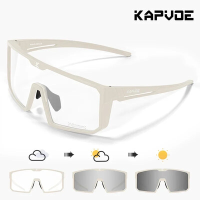 Kapvoe fotokromatske sunčane naočale za biciklizam Naočale za brdski biciklizam Muškarci Žene UV400 Sportske naočale za trčanje na otvorenom crveno plava leća