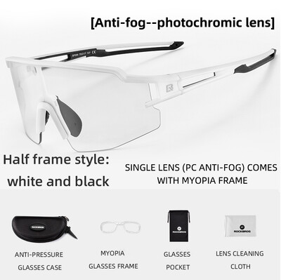 Cyklistické okuliare ROCKBROS s fotochromatickými polarizačnými šošovkami, UV400 ochrana, slnečné okuliare, MTB cestné cyklistické okuliare