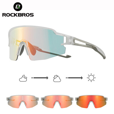 ROCKBROS kerékpáros szemüvegek fotokróm polarizált lencsés kerékpáros szemüvegek UV400 védőszemüvegek napszemüvegek MTB országúti kerékpáros szemüvegek