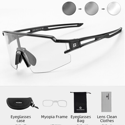 Cyklistické okuliare ROCKBROS s fotochromatickými polarizačnými šošovkami, UV400 ochrana, slnečné okuliare, MTB cestné cyklistické okuliare