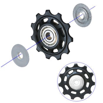 11T 12T 13T 14T Ρουλεμάν MTB Πίσω οδηγός ποδηλάτου Τροχός ποδηλάτου δρόμου Jockey Πίσω κύλινδρος τροχαλίας ντεραγιέρ για κιτ επισκευής