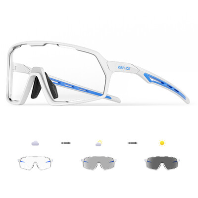 Kapvoe Photochromic Riteņbraukšanas Saulesbrilles Vīriešiem Sievietēm Riteņbrilles Braukšanai Braukšanai UV400 Kalnu velosipēda brilles Brilles Sports