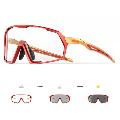 Kapvoe Photochromic Riteņbraukšanas Saulesbrilles Vīriešiem Sievietēm Riteņbrilles Braukšanai Braukšanai UV400 Kalnu velosipēda brilles Brilles Sports
