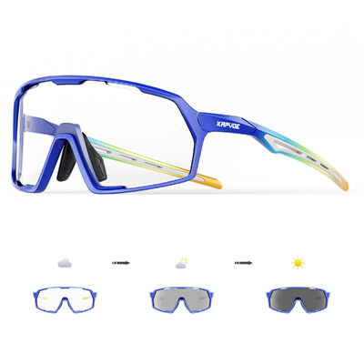 Kapvoe Photochromic Riteņbraukšanas Saulesbrilles Vīriešiem Sievietēm Riteņbrilles Braukšanai Braukšanai UV400 Kalnu velosipēda brilles Brilles Sports