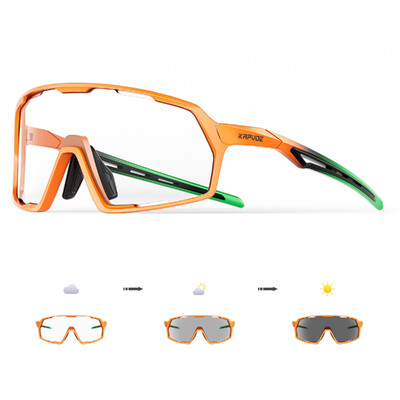Kapvoe Photochromic Riteņbraukšanas Saulesbrilles Vīriešiem Sievietēm Riteņbrilles Braukšanai Braukšanai UV400 Kalnu velosipēda brilles Brilles Sports