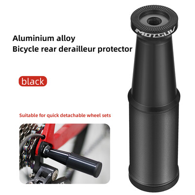 MOTSUV Zaštita stražnjeg mjenjača bicikla Aluminijski ultralaki štitnik zupčanika s brzim otpuštanjem Dio zaštitnog nosača prijenosa bicikla