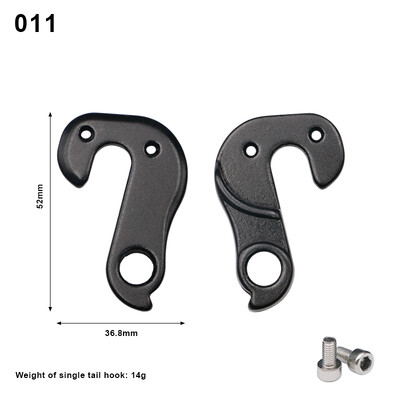 1 ks Univerzálny závesný háčik na prehadzovačku z ľahkej zliatiny pre bicykel, pretekársky cyklistický bicykel, horský cestný bicykel, rám bicykla, chvostový hák, diely, MTB príslušenstvo