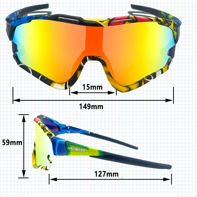 SPECIAUZED Mirror MTB biciklističke sunčane naočale Sportske naočale Muškarci Žene Mladi UV400 leće Naočale Biciklističke naočale Trčanje Planinarenje Skijanje