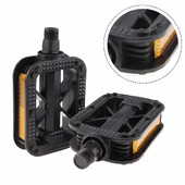 Pedale za bicikl Plastične zamjenske pedale s reflektirajućom trakom za dječji bicikl Neklizajuća ravna pedala Dodaci za biciklizam