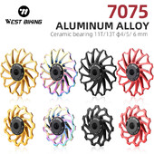 WEST BIKING MTB cestovni bicikl 11T 13T Jockey kotač od aluminijske legure 7075 CNC vodilica s keramičkim ležajem Kotač bicikla Jockey Roller Idler