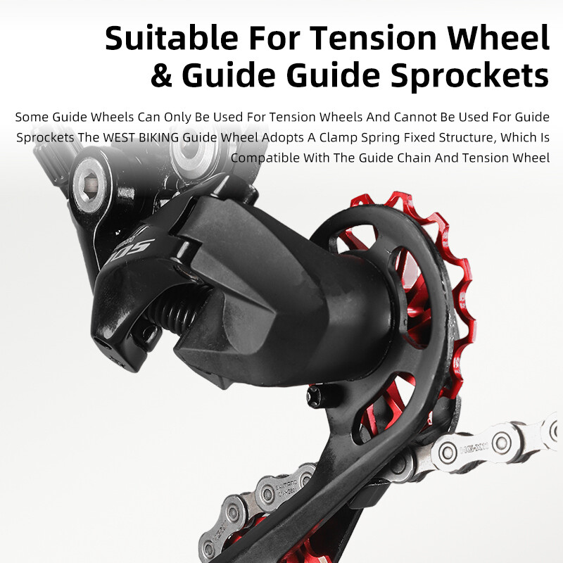 WEST BIKING MTB cestovni bicikl 11T 13T Jockey kotač od aluminijske legure 7075 CNC vodilica s keramičkim ležajem Kotač bicikla Jockey Roller Idler