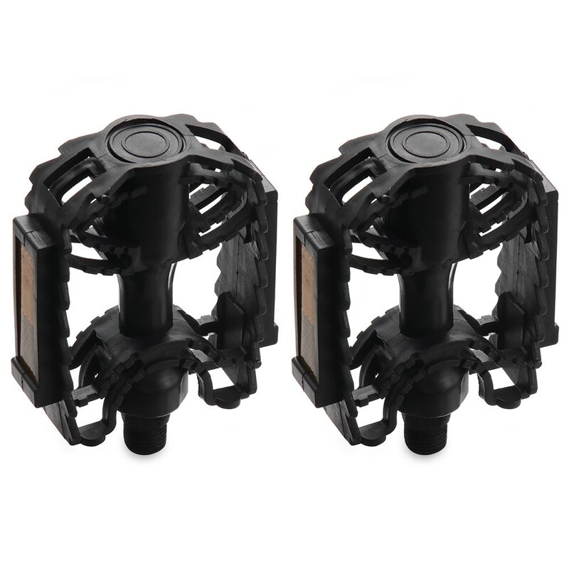 1 pár plastových BMX MTB 14mm/12mm platformových pedálov pre horský bicykel, ploché pedále na bicykel