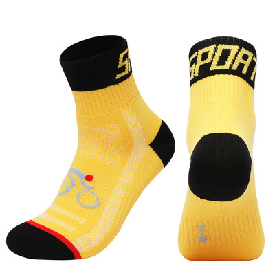 Biciklističke čarape za muškarce, žene, brzo sušeće, prozračne, sportske na otvorenom, košarka, štite stopala, biciklističke sportske čarape za trčanje