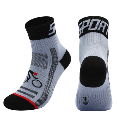 Biciklističke čarape za muškarce, žene, brzo sušeće, prozračne, sportske na otvorenom, košarka, štite stopala, biciklističke sportske čarape za trčanje