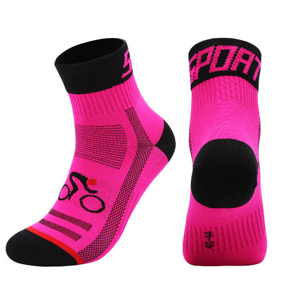 Biciklističke čarape za muškarce, žene, brzo sušeće, prozračne, sportske na otvorenom, košarka, štite stopala, biciklističke sportske čarape za trčanje