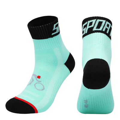 Biciklističke čarape za muškarce, žene, brzo sušeće, prozračne, sportske na otvorenom, košarka, štite stopala, biciklističke sportske čarape za trčanje