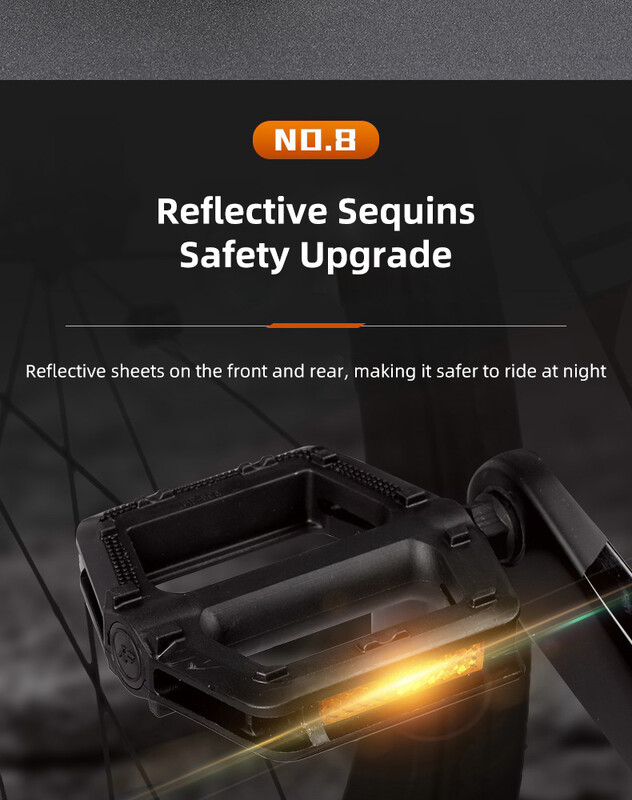 Pedale za bicikle Ultralake MTB cestovne pedale Biciklizam Brdski Bike Dodaci Podloga za noge Protuklizna 9''16 Standardne univerzalne pedale