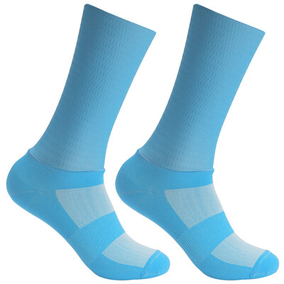 Nove ljetne Aero Bike Team Biciklističke čarape Silikagel Neklizajuće Prozračne Pro Racing Sportske čarape Muškarci Žene Calcetines Ciclismo