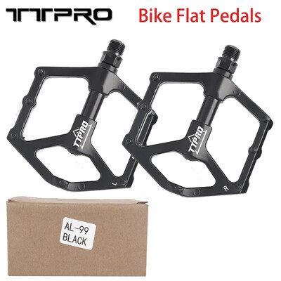 TTPRO ultrakönnyű kerékpár pedálok zárt csapágyas kerékpáros pedál MTB országúti kerékpár csúszásmentes, széles lapos pedál kerékpározási kiegészítők