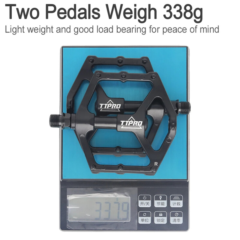 TTPRO Ultralake biciklističke pedale sa zatvorenim ležajem Biciklistička pedala MTB cestovni bicikl Neklizajuća proširena ravna pedala Dodaci za vožnju bicikla