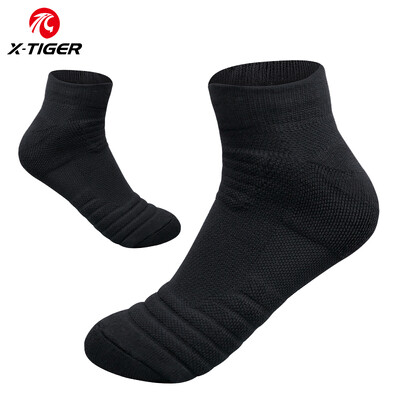 X-TIGER Sportske čarape Muške prozračne pamučne biciklističke čarape mrežaste ležerne atletske visokokvalitetne ležerne kratke sokken